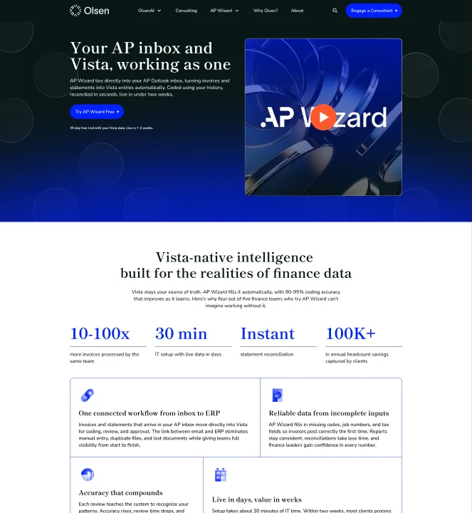 AP Wizard overview page